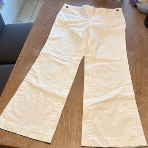 GAP White Flare Wide Leg Jeans
